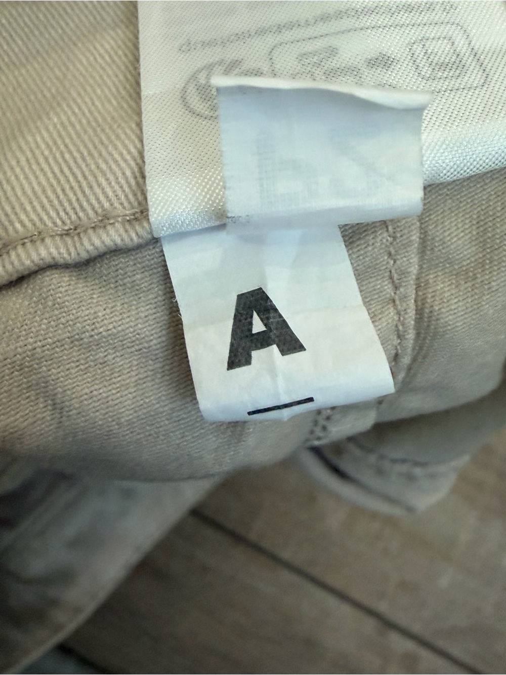 H&M Cream Beige Utility Cargo Pants Size 6 Straight Leg - Picture 8 of 8